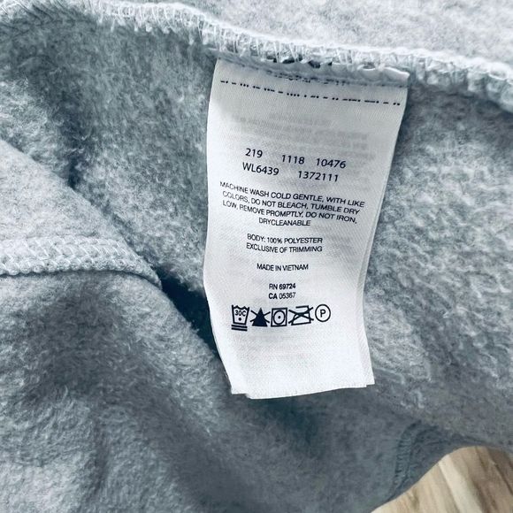 COLUMBIA GRAY FLEECE JACKET SIZE SMALL - Picture 6 of 6